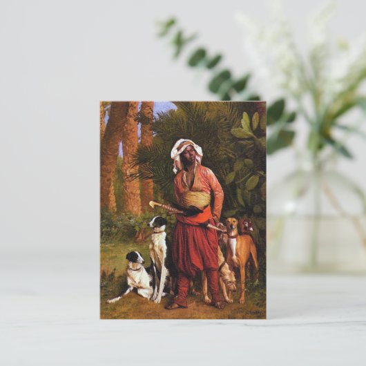 Briefkaart: Meester van de Honden Briefkaart (Staand voorkant)