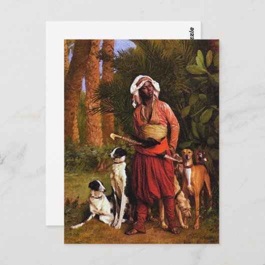 Briefkaart: Meester van de Honden Briefkaart (Voorkant / Achterkant)