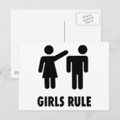 Briefkaart Meisjesregel (Voorkant / Achterkant)