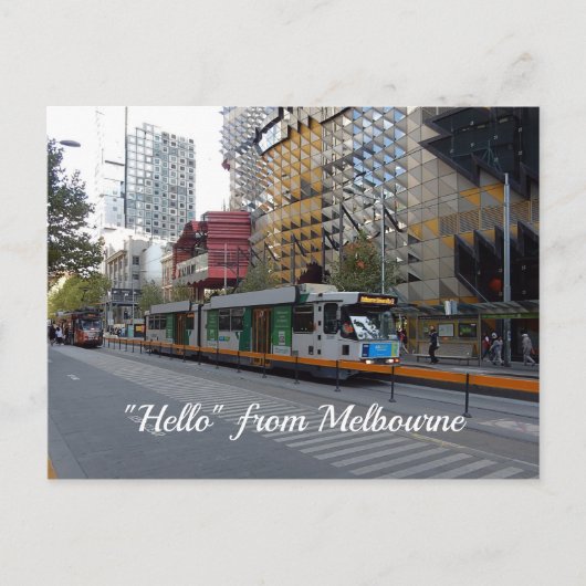 Briefkaart Melbourne Tram (Voorkant)