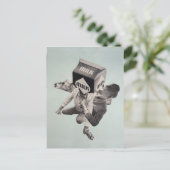 Briefkaart melkkoeling (Staand voorkant)