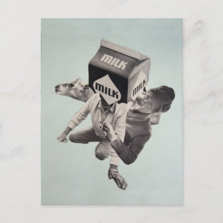 Briefkaart melkkoeling