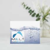 Briefkaart MELT (Staand voorkant)