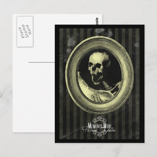 Briefkaart "Memento Mori" (Voorkant / Achterkant)