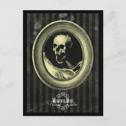 Briefkaart "Memento Mori" (Voorkant)