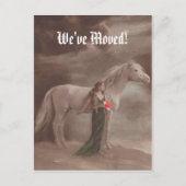 Briefkaart memorabel We hebben een nieuw adrespaar (Voorkant)