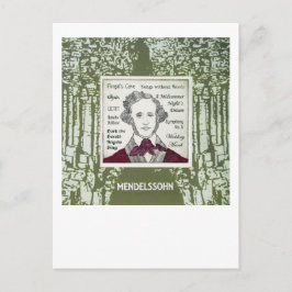 Briefkaart Mendelssohn