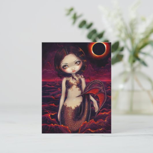 briefkaart "Mermaid Eclipse" (Staand voorkant)