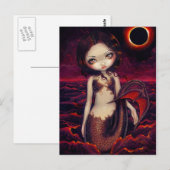 briefkaart "Mermaid Eclipse" (Voorkant / Achterkant)