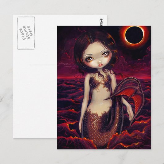 briefkaart "Mermaid Eclipse" (Voorkant / Achterkant)
