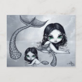 briefkaart "Mermaid Moeder and Child" (Voorkant)