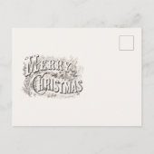 BRIEFKAART :  MERRY CHRISTMAS (Achterkant)