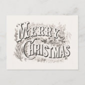 BRIEFKAART :  MERRY CHRISTMAS (Voorkant)