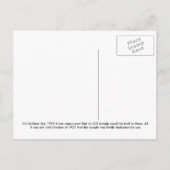 Briefkaart - Mesa Arizona Temple (Achterkant)