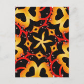 Briefkaart met abstracte vlinder (Voorkant)