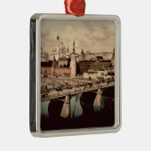 Briefkaart met afbeelding van het Kremlin in Mosko Metalen Ornament (Rechts)