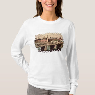 Briefkaart met afbeelding van het Kremlin in Mosko T-shirt