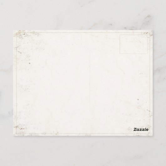 Briefkaart met  afdruk van jong Kind en hond (Achterkant)