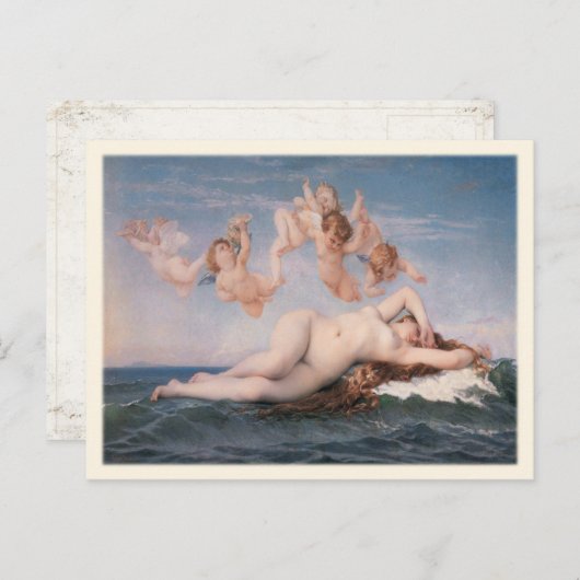 Briefkaart met Alexandre Cabanel Painting (Voorkant / Achterkant)