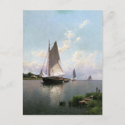 Briefkaart met Alfred Thompson Bricher schilderen (Voorkant)