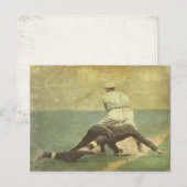 Briefkaart met Baseball Memorabilia Print (Voorkant / Achterkant)