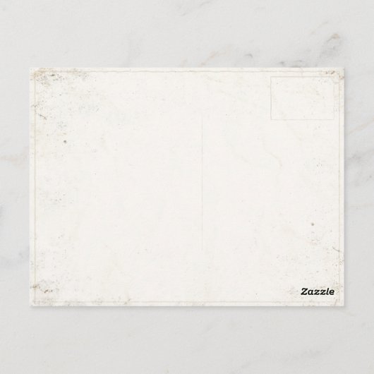 Briefkaart met  Baseball Print (Achterkant)