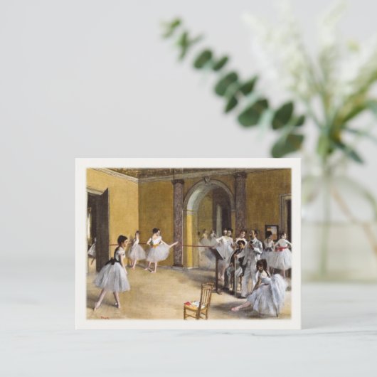 Briefkaart met beroemde balletschilderingen (Staand voorkant)