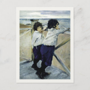 Briefkaart met beroemde schilderijen