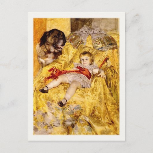 Briefkaart met beroemde schilderijen (Voorkant)