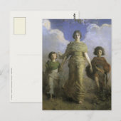 Briefkaart met beroemde schilderijen (Voorkant / Achterkant)