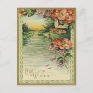  Briefkaart met beste wensen