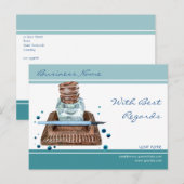 Briefkaart met beste wensen voor Inkwell (Voorkant / Achterkant)