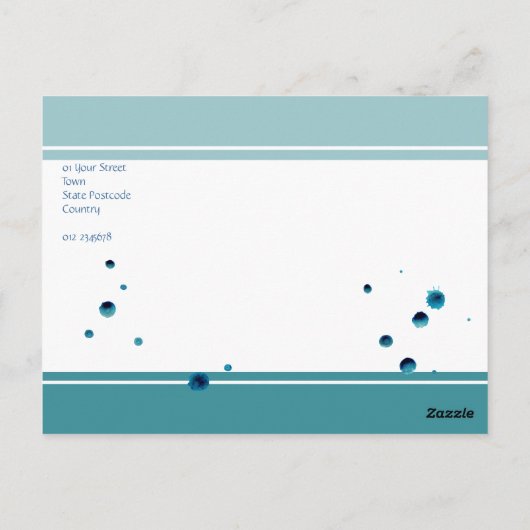 Briefkaart met beste wensen voor Inkwell (Achterkant)