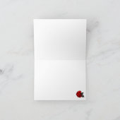 Briefkaart met betoverde rozen bedankt (Binnen)