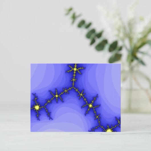 Briefkaart met blikseminslag (Staand voorkant)