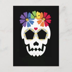 Briefkaart met bloemen
