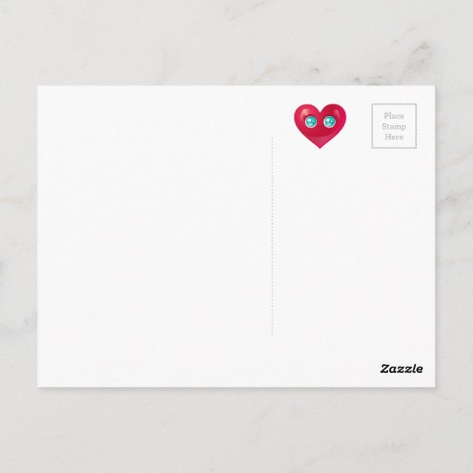 Briefkaart met bloemen en lieveheersbeestjes (Achterkant)