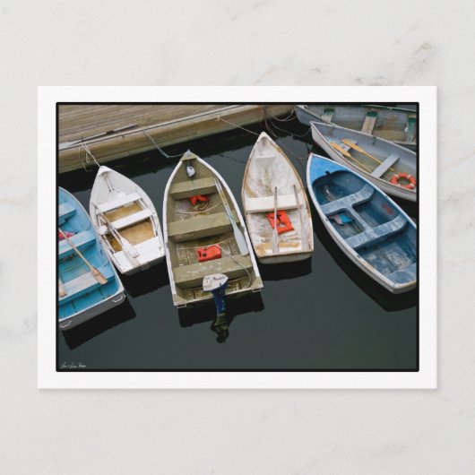 Briefkaart met boats voor Bobbing Row (Voorkant)