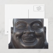 Briefkaart met Boeddha (Voorkant / Achterkant)