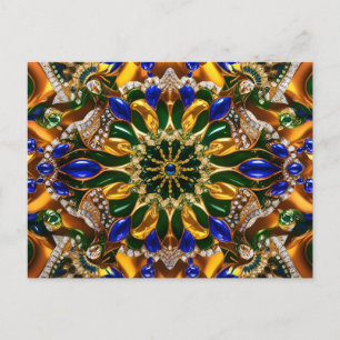 Briefkaart met Brazilië Kleuren Design