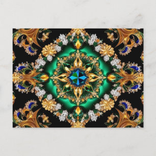 Briefkaart met Brazilië Kleuren Design