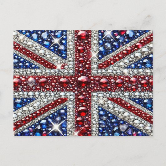 Briefkaart met Britse kleuren Design (Voorkant)