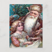  Briefkaart met bruin kerstkerstkerstkerstmis in R (Voorkant)