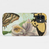 Briefkaart met Butterflies en Flowers Case-Mate iPhone Case (Achterkant (horizontaal))