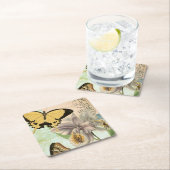  Briefkaart met Butterflies en Flowers Kartonnen Onderzetters (Insitu)