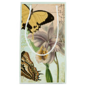 Briefkaart met Butterflies en Flowers Klein Cadeauzakje (Voorkant)