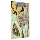  Briefkaart met Butterflies en Flowers Klembord (Rechts)