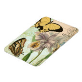  Briefkaart met Butterflies en Flowers Magneet (Linkerzijde)