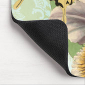  Briefkaart met Butterflies en Flowers Muismat (Hoek)