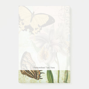  Briefkaart met Butterflies en Flowers Post-it® Notes